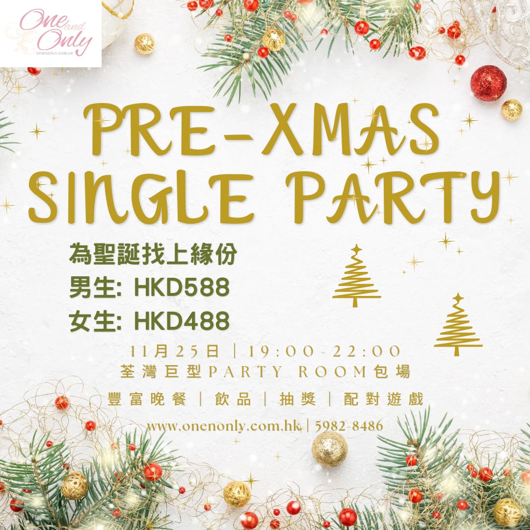 Read more about the article Pre-Xmas Single Party